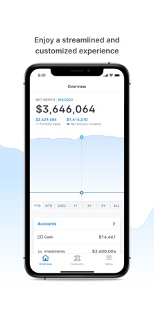 Pinion Wealth Client Portal screenshot