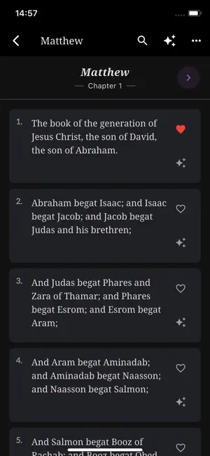 Bible: KJV Daily Verse screenshot 3
