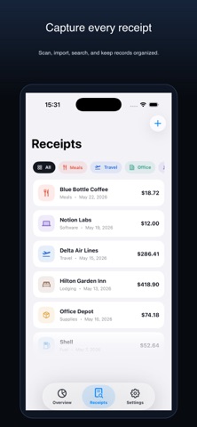 Expense Lens Organizer screenshot