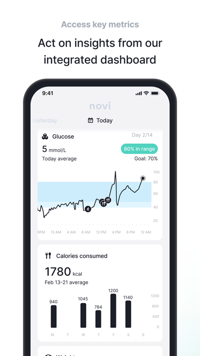 NOVI Health Screenshot