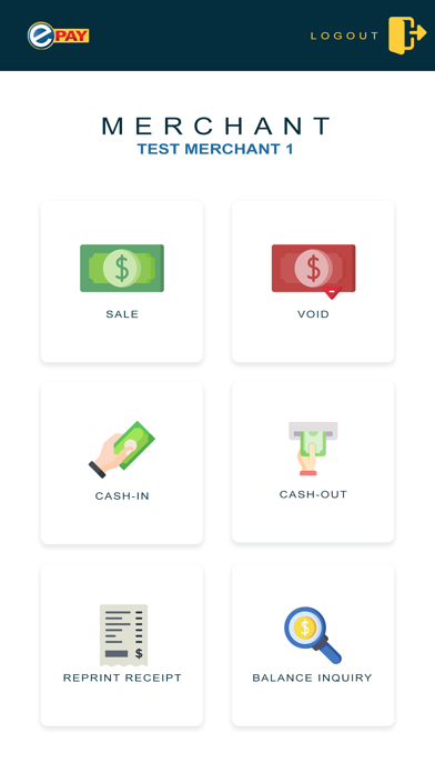 ePAY mPOS Screenshot