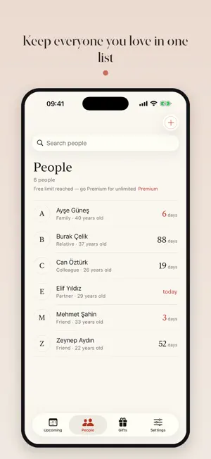 Doğum Günü Takip screenshot 2