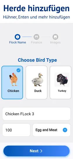 Screenshot von Geflügel & Hühner Farm Manager auf dem iPhone 1