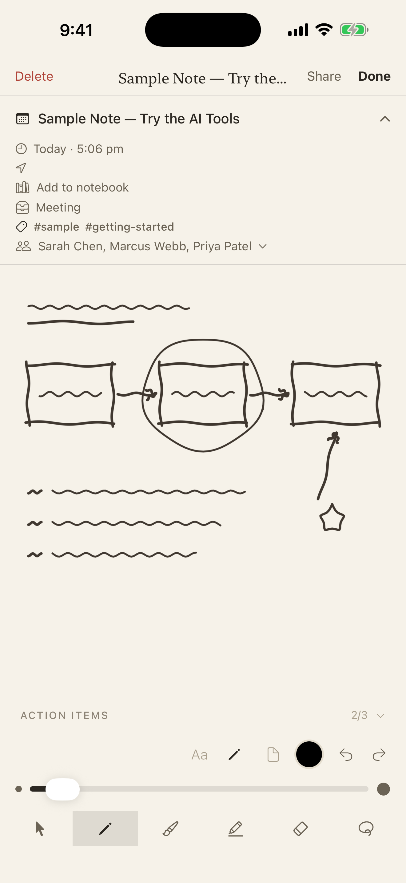 Folio - Meeting Notes screenshot 3