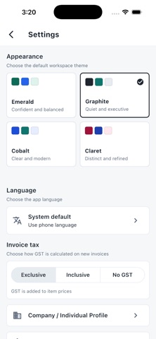 Invoice Master:Master Invoice screenshot