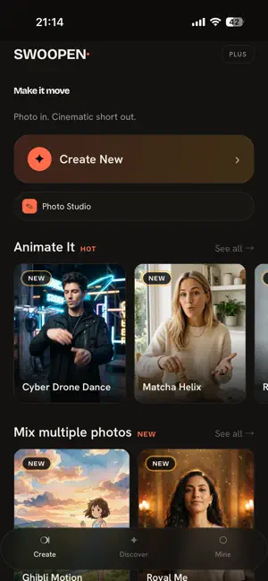 Swoopen - AI Video Generator screenshot 1