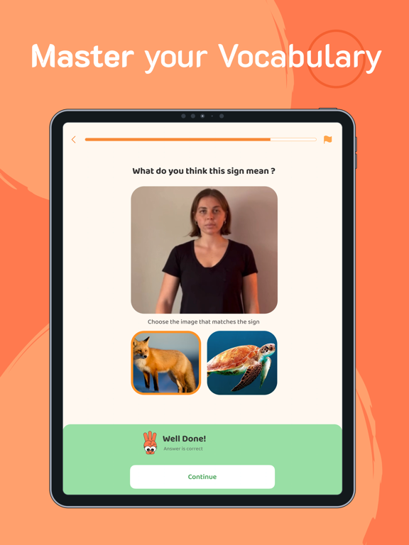 ASL Sign Language | Aslingo iPad screenshot 4 - Education app