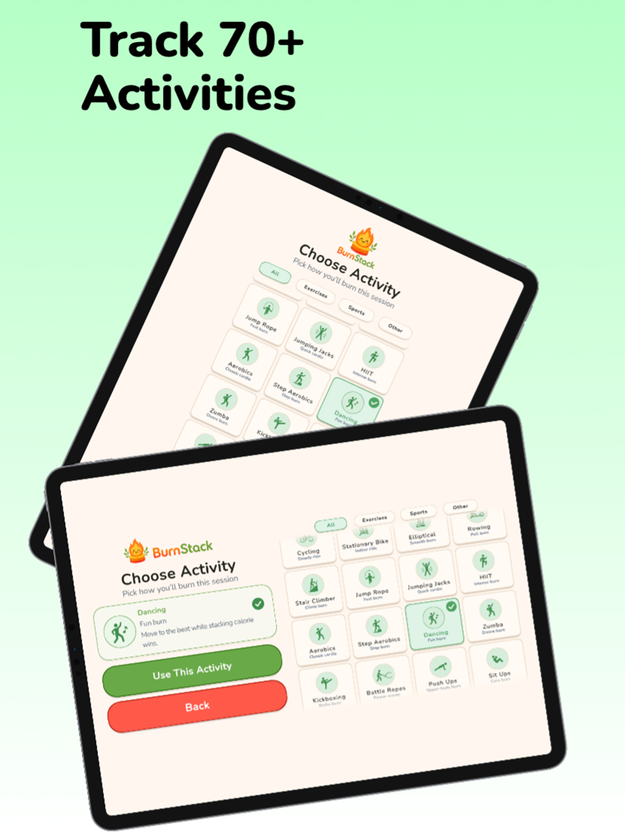 BurnStack - Calorie Burner App screenshot 12