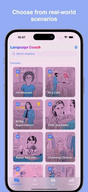Conversation IQ：Language Coach screenshot 1
