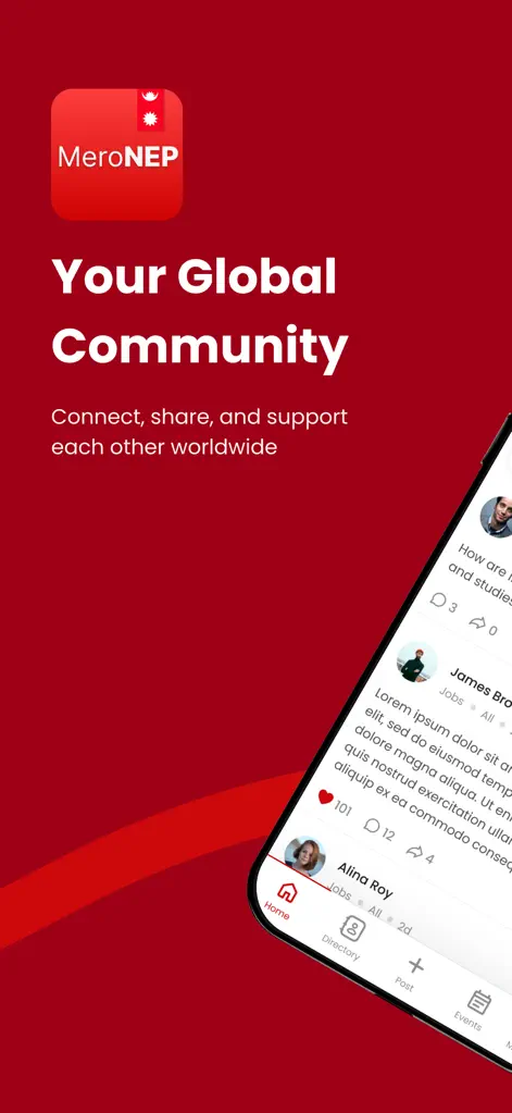 MeroNEP - Social Networking App | MWM