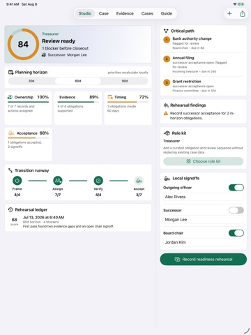 RoleCairn: Board Handoff screenshot 2