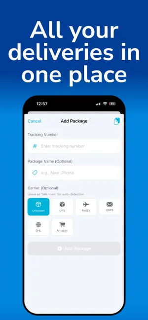 Package & Parcel Tracker App screenshot 2