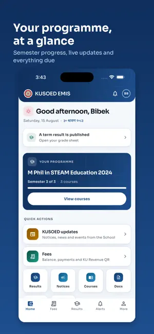 KUSOED EMIS screenshot 1