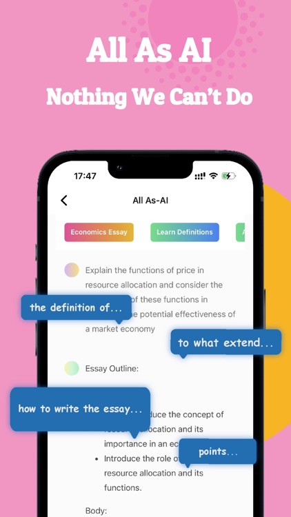 All As:ALevel Homework AI Help screenshot-4