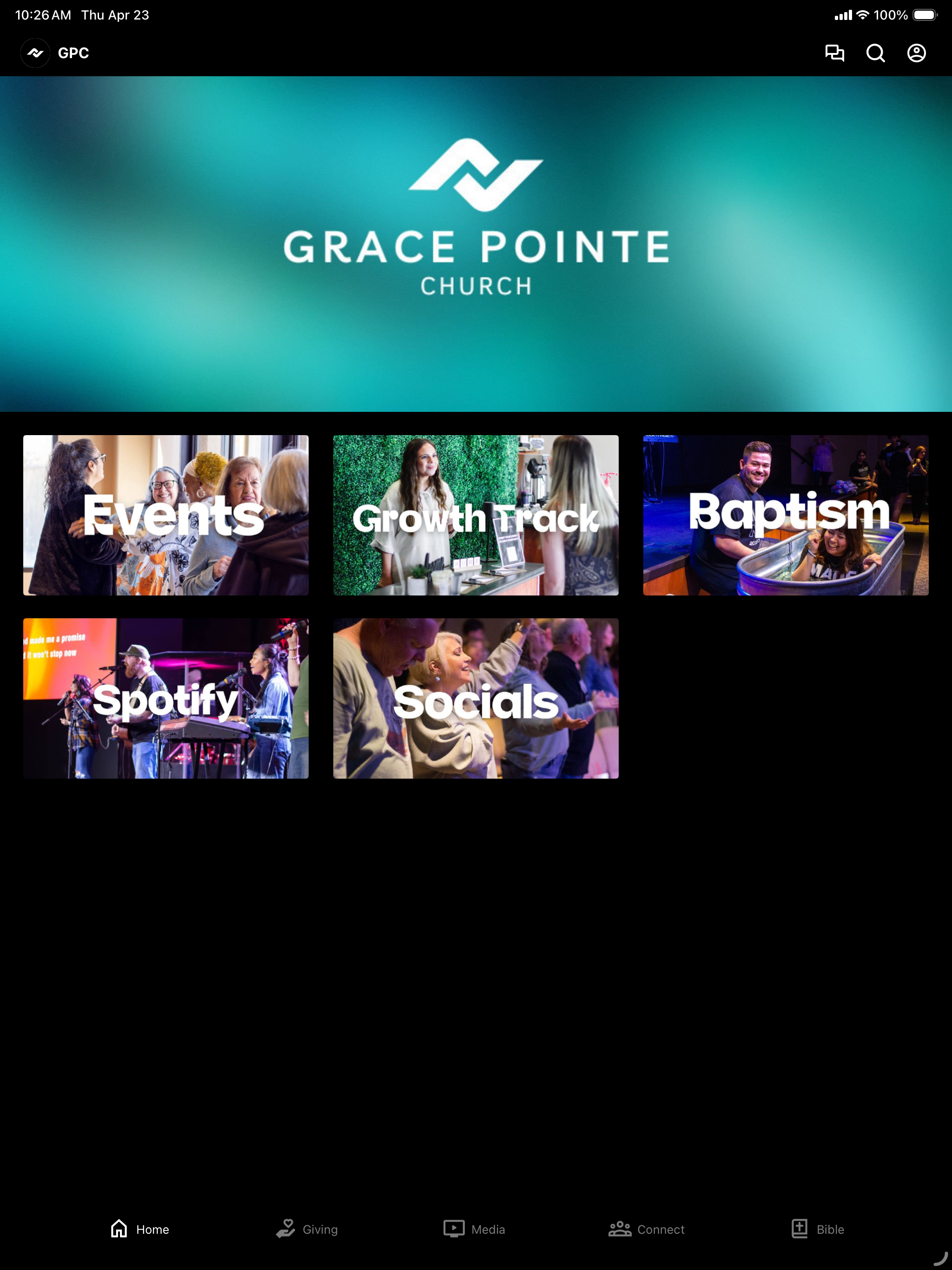 Grace Pointe Church App screenshot 4
