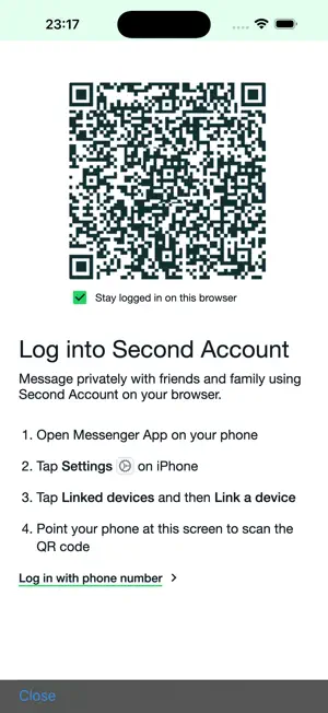 Dual Messenger for WA Web screenshot 2