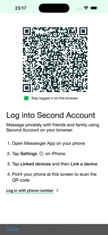 Dual Messenger for WA Web screenshot