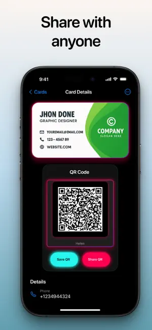 Digital Business Card Makerㅤㅤ screenshot 2