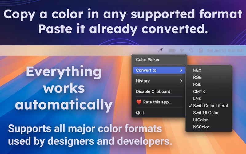 Color Clipboard Converter screenshot