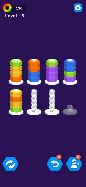 Nut & Bolt Screw Puzzle Mania screenshot 2