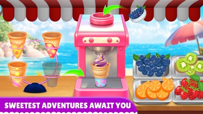 Cone Ice Cream Maker Food Game Screenshot