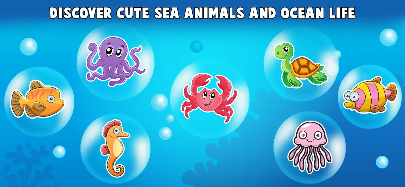 Screenshot #3 pour My Sea Animals Puzzle Games