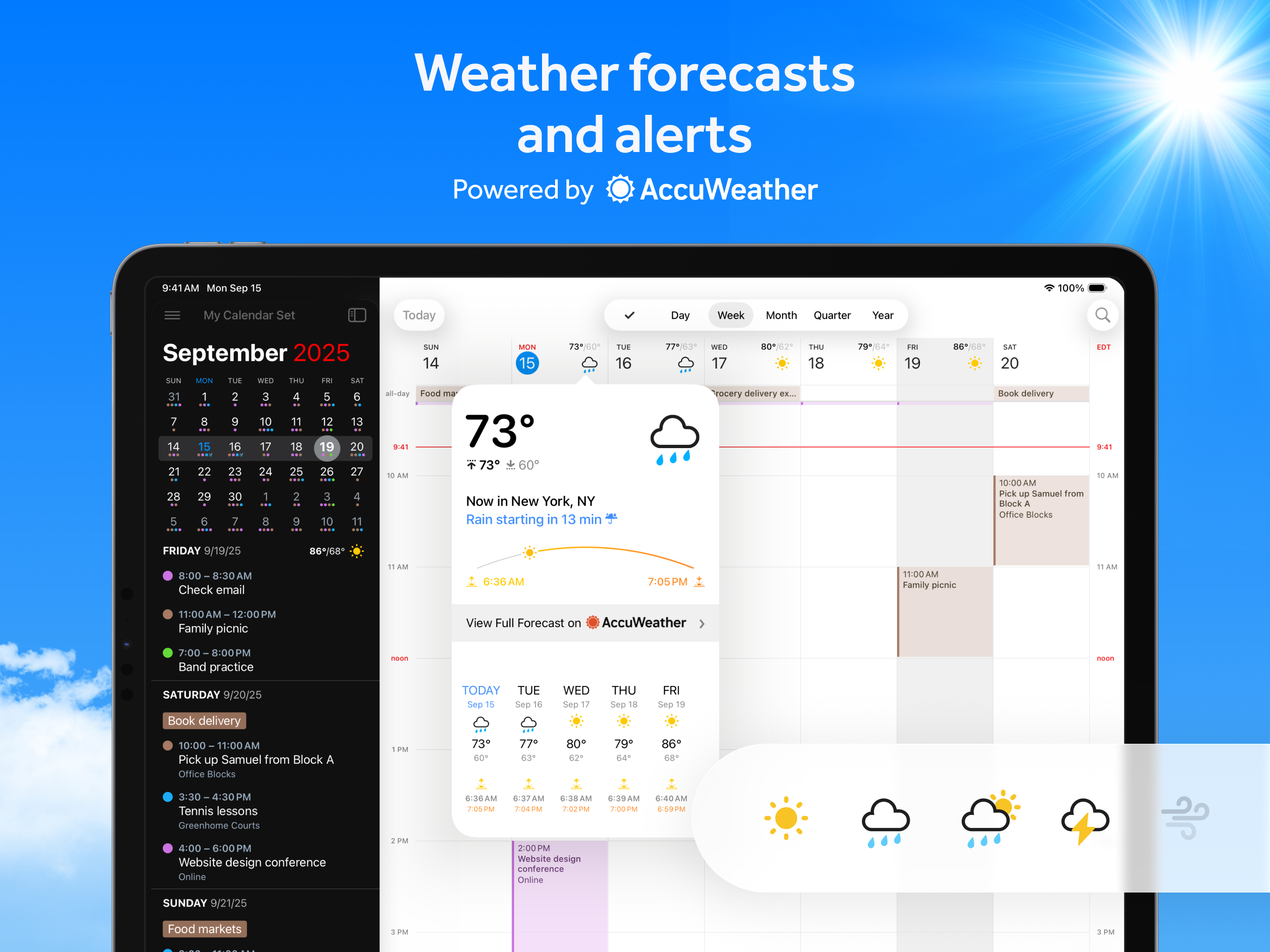 Fantastical Calendar