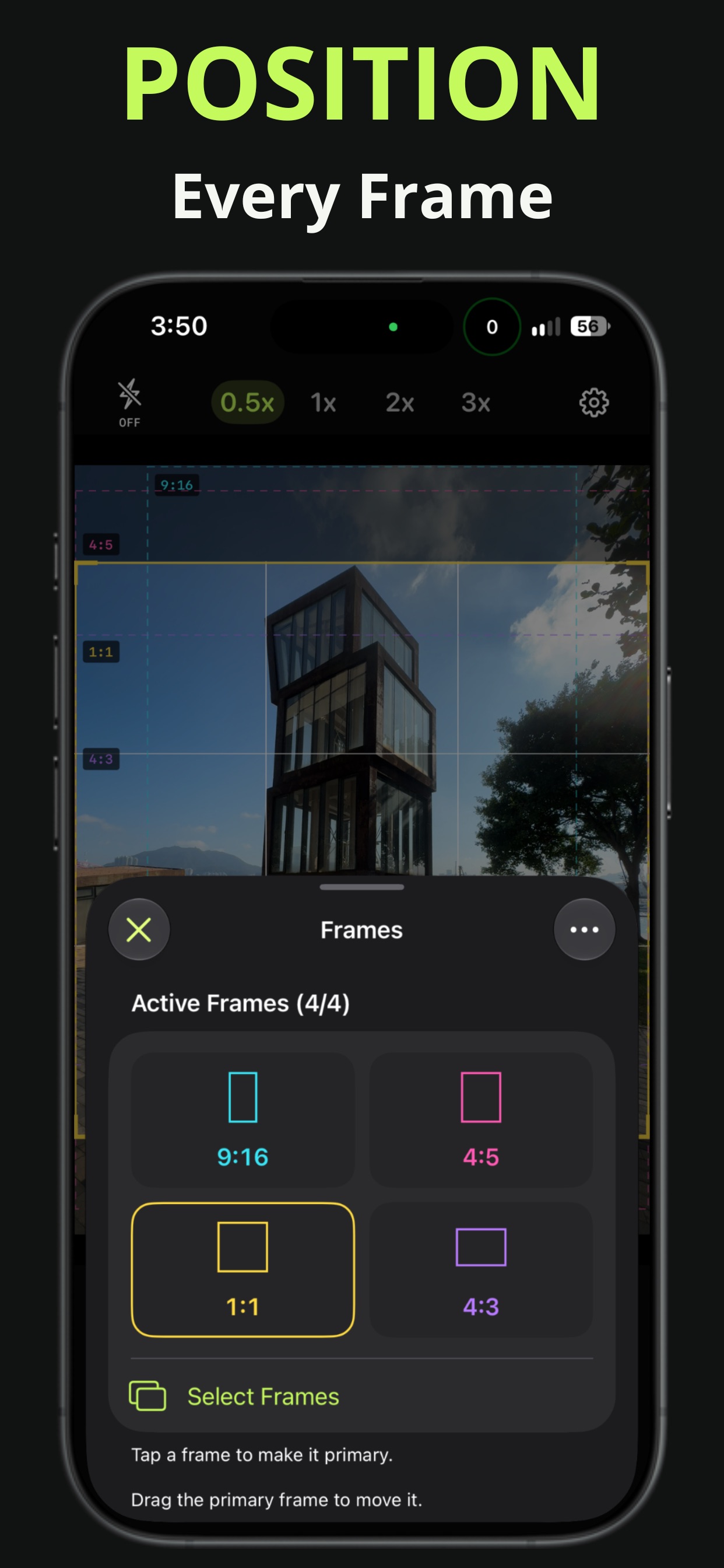 Screenshot 3 of FrameSleek: Pro Camera