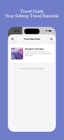 Shanghai Metro Guide App iPhone screenshot