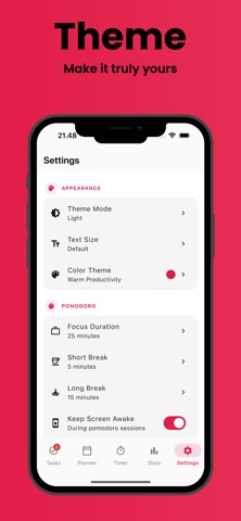 DayStack: 待办与番茄钟 screenshot