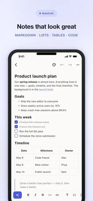NoteCraft - Notes & AI Writer screenshot 2