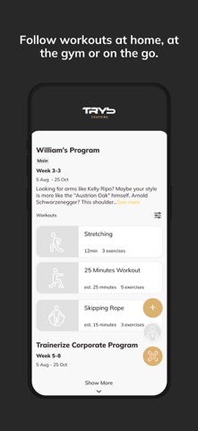 TRYB COACHING screenshot
