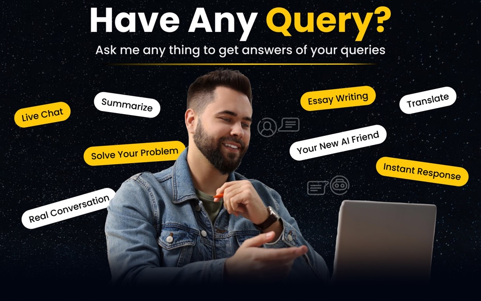 #8. AI Chatbot Assistant • Ask AI (macOS) 来自: Faisal Mehmood
