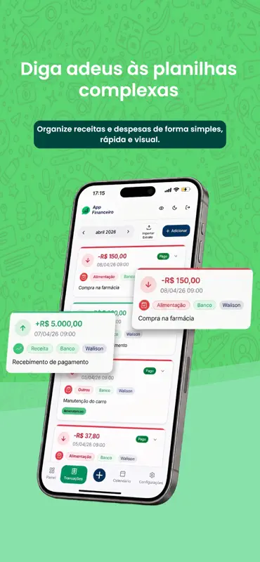 APP Financeiro screenshot 5 of 8