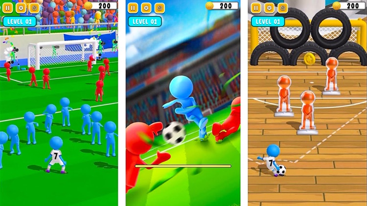 Stickman Kick-Star Soccer Goal