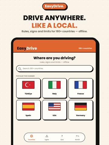EasyDrive: Global Driving Laws iPad screenshot
