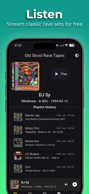 Old Skool Rave Tapes screenshot 1