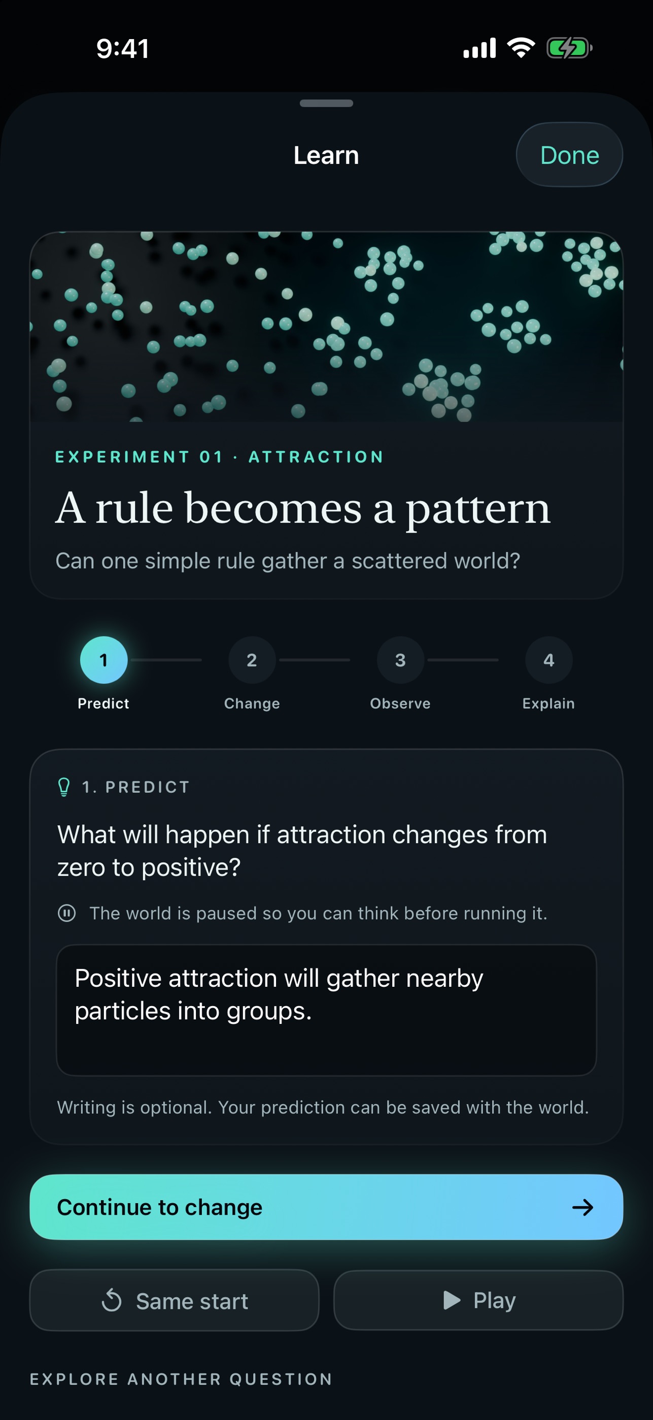 Screenshot 3 of Particle Life: Science Lab