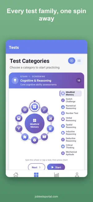 Job Tests Portal: Exam Prep screenshot 2