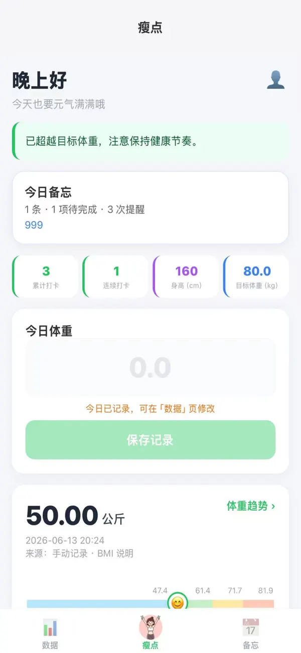 Screenshot #2 pour 瘦点