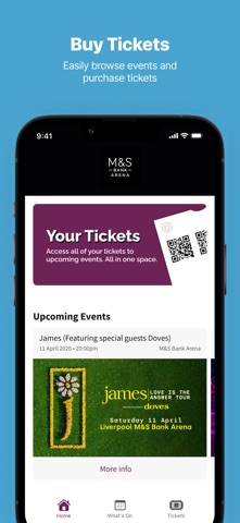 M&S Bank Arena Liverpool screenshot