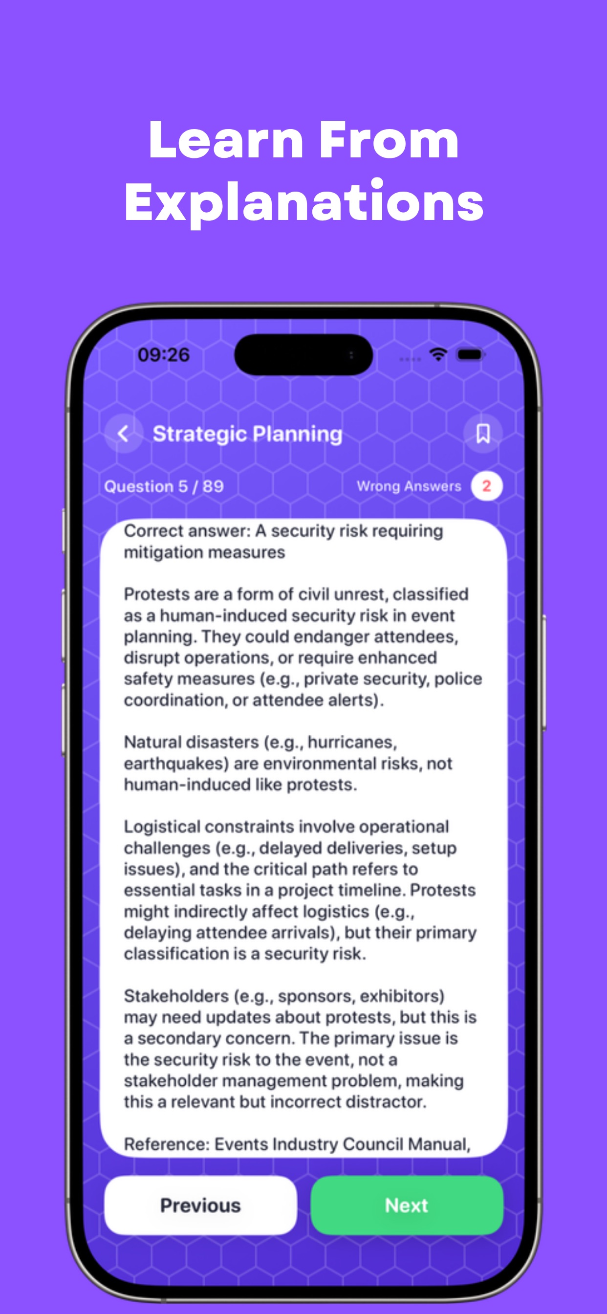 Screenshot 3 of SmartStudy CMP Prep