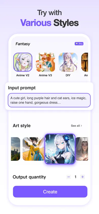 Anime Art - AI Art Generator screenshot 2
