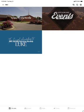 Heritage Baptist Church - AR iPad screenshot