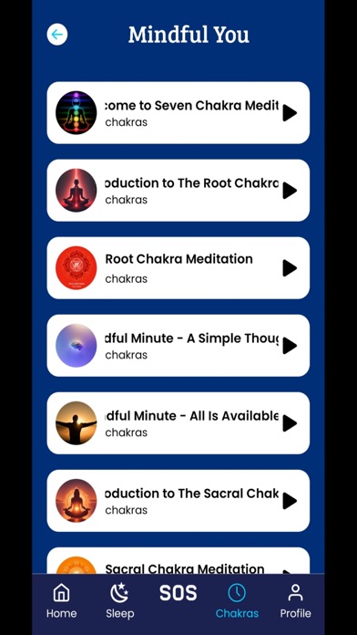 MindfulYou Meditations Screenshot