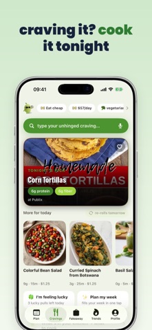 Beanie: Meal Planner & Recipes iPhone screenshot