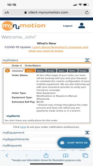 myNumotion screenshot 1