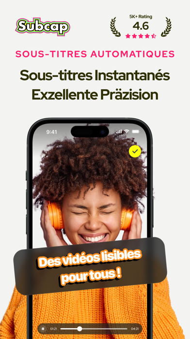 Screenshot #1 pour Captions, Sous titrer - SUBCAP