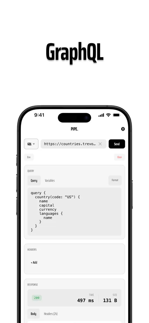 #5. PIPE: API Testing Tool (iOS) 作者: Kubicle LLC