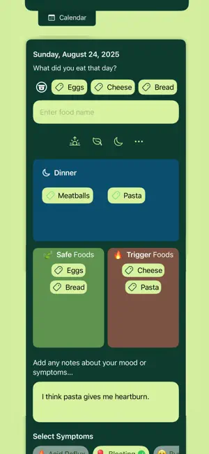 Meal & Symptom - FoodLog screenshot 3